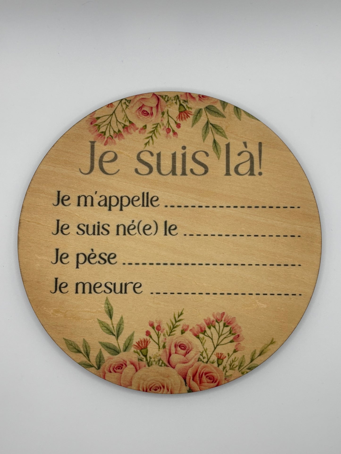Pastille de naissance. Cliquez pour vois tous les modèles.