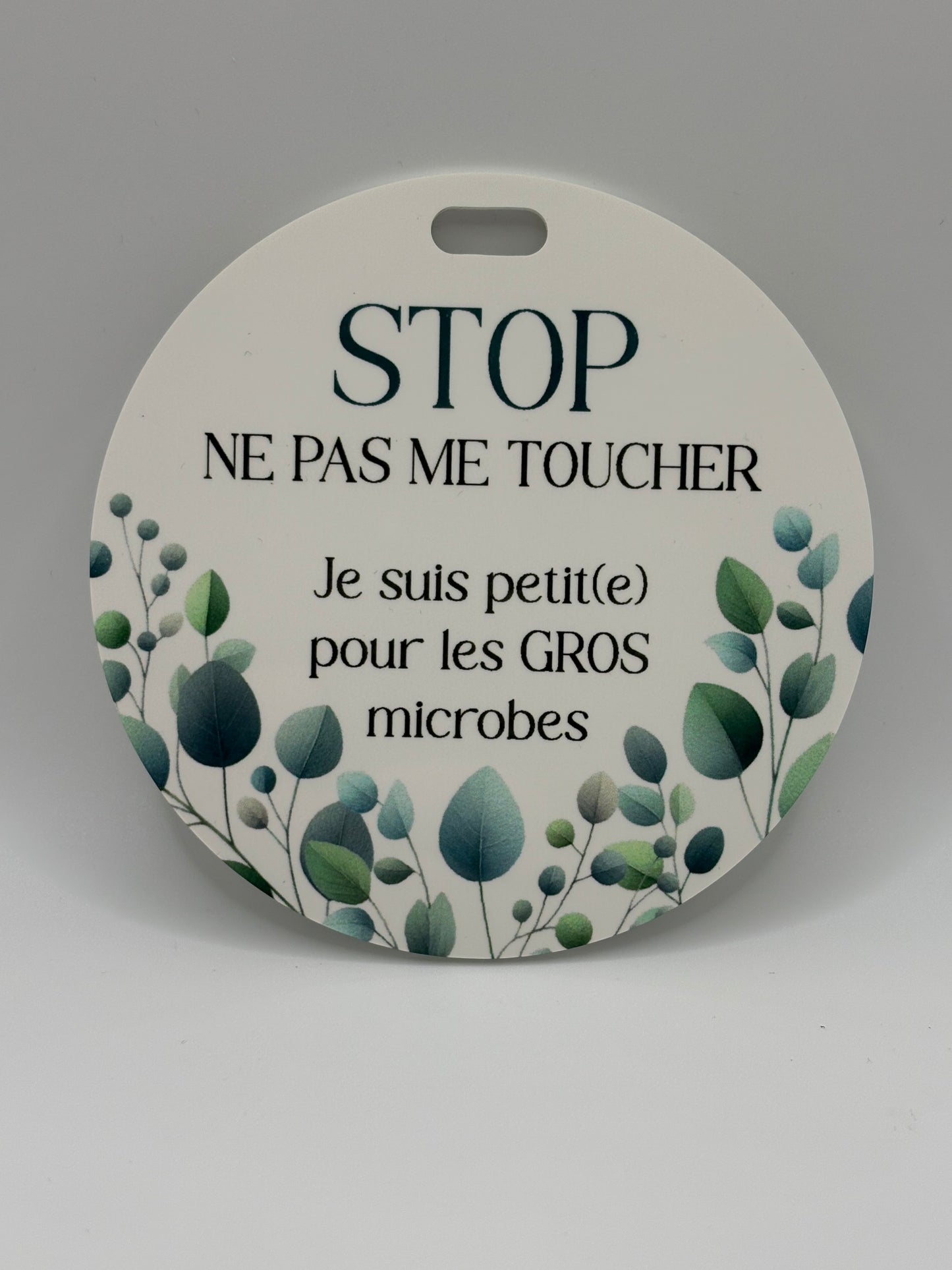 Affichette STOP pour poussette et coquille Cliquez pour voir modèles disponibles.