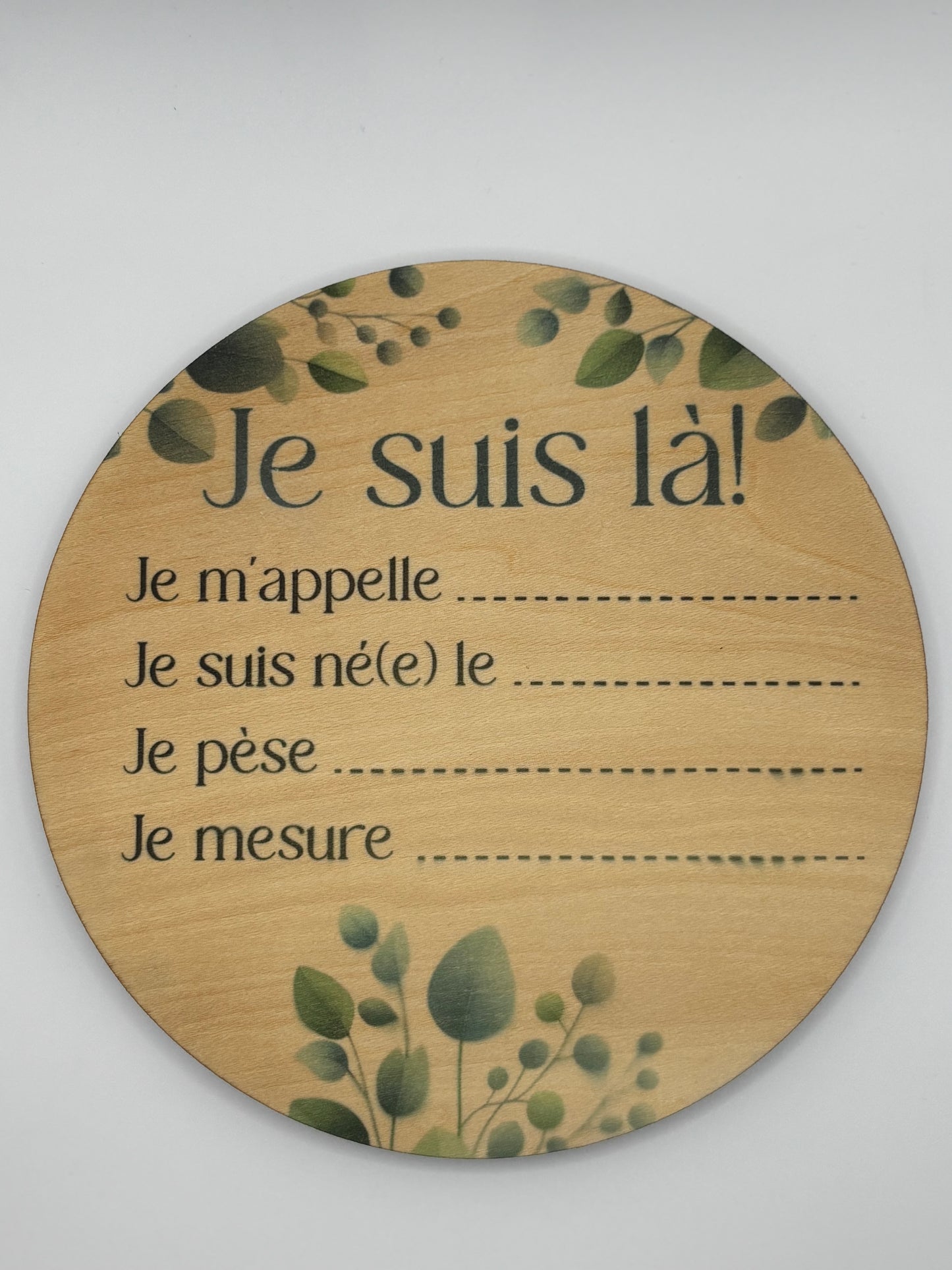 Pastille de naissance. Cliquez pour vois tous les modèles.