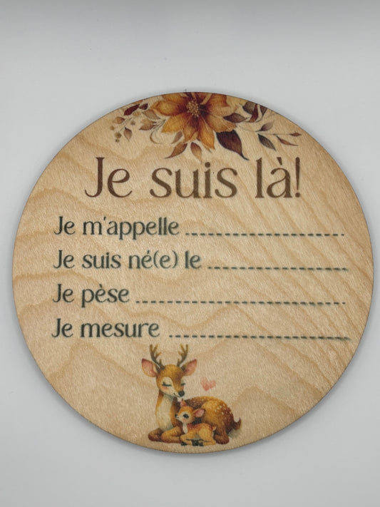 Pastille de naissance. Cliquez pour vois tous les modèles.