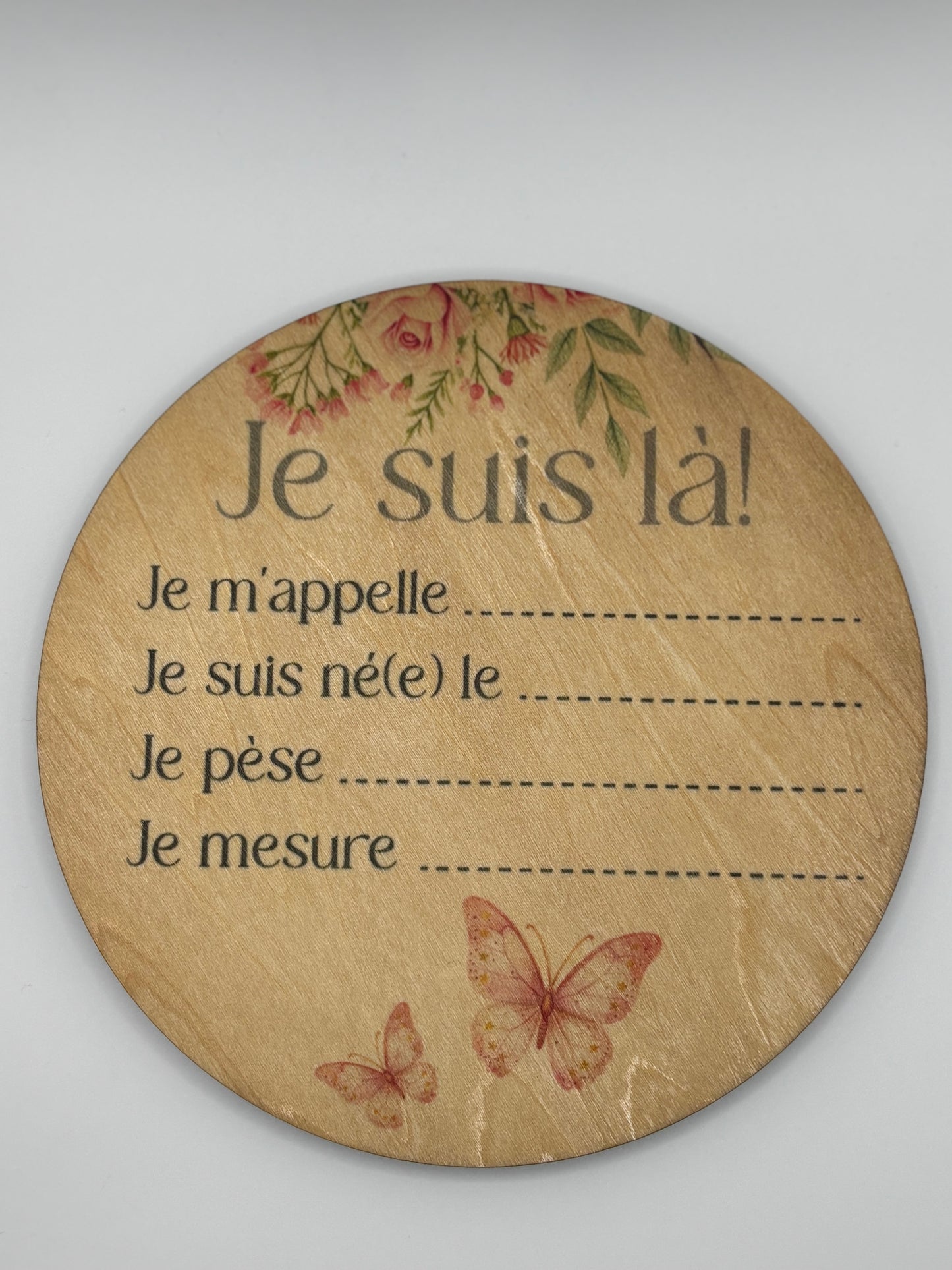 Pastille de naissance. Cliquez pour vois tous les modèles.