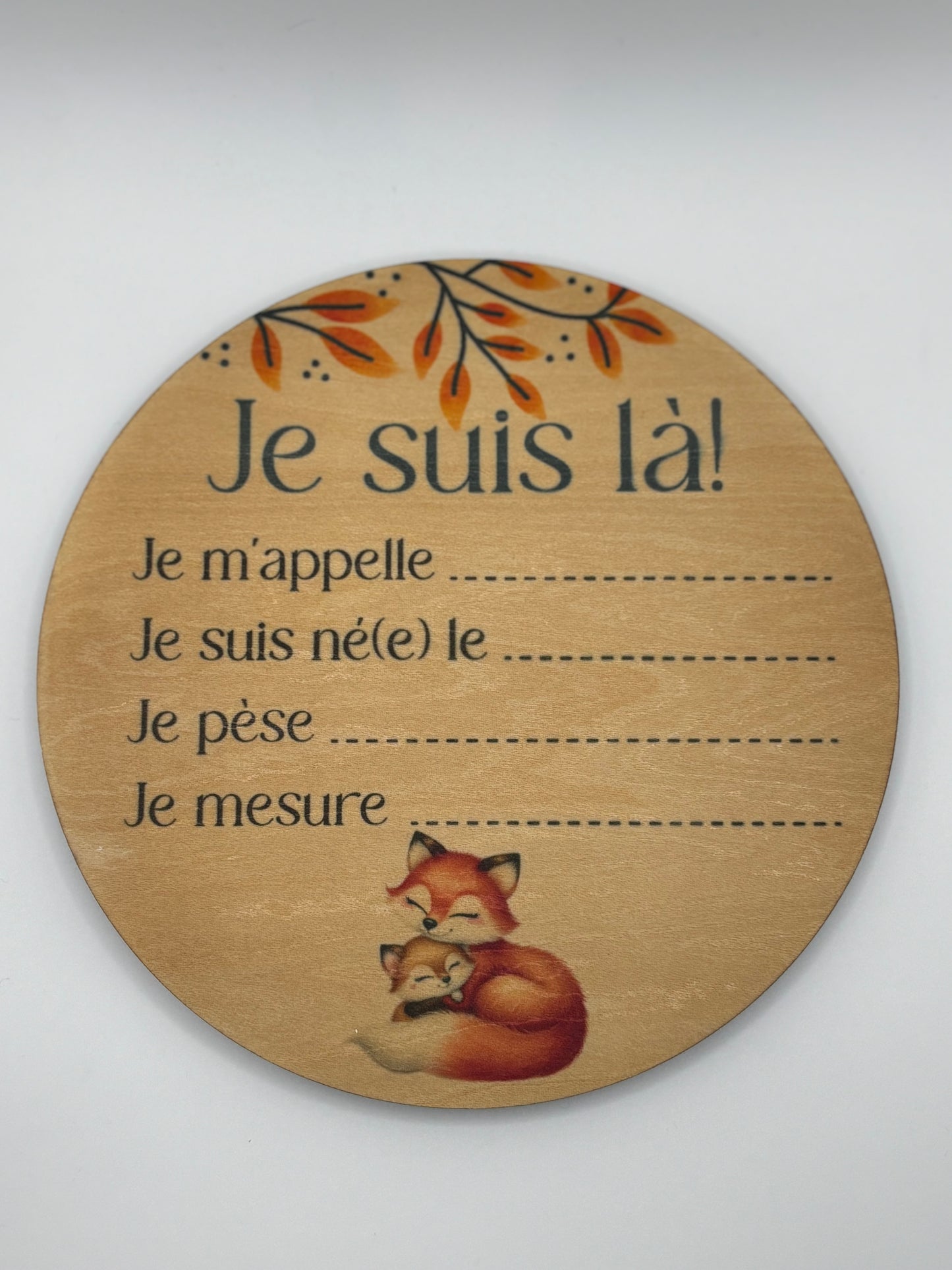 Pastille de naissance. Cliquez pour vois tous les modèles.
