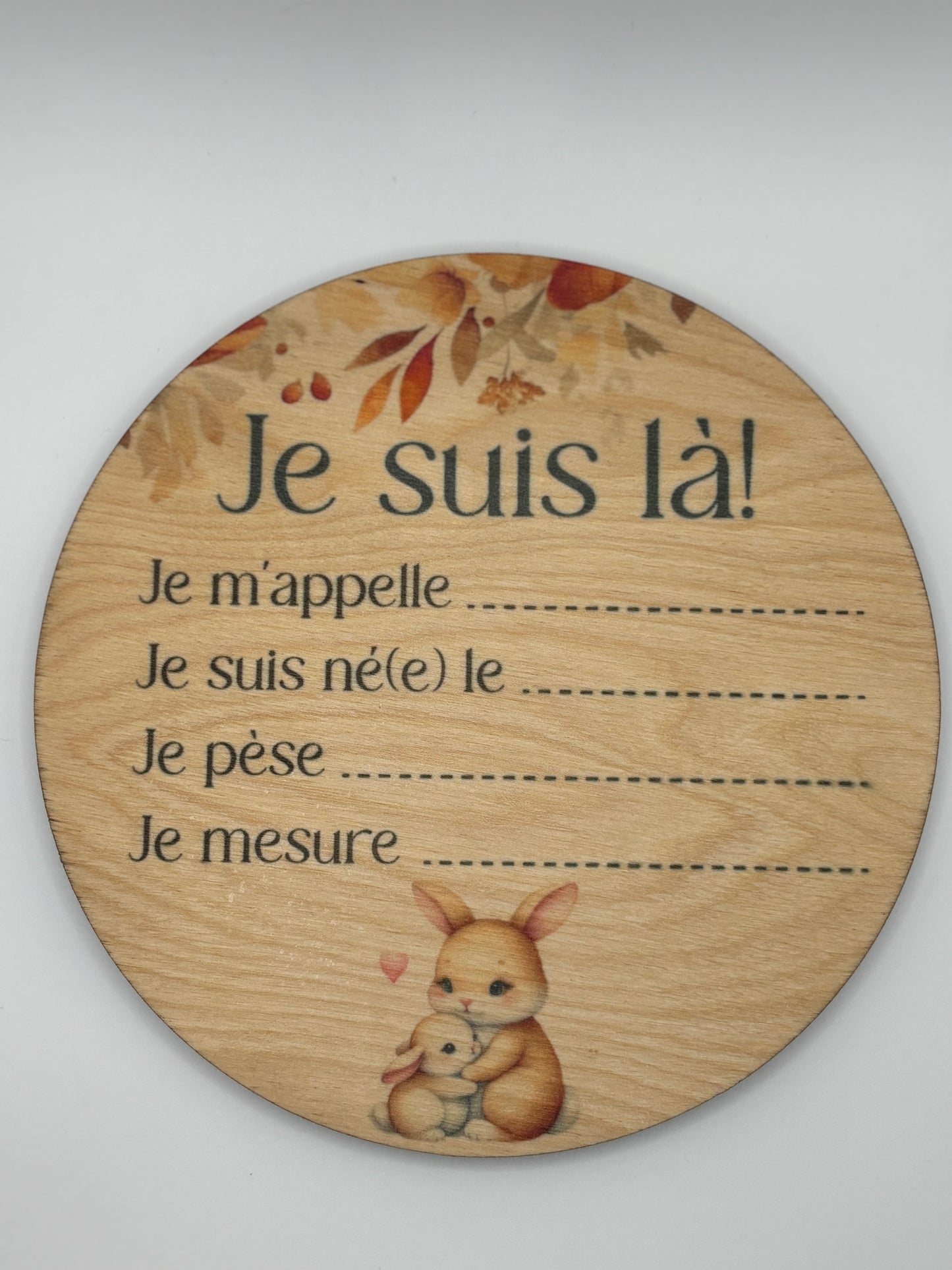 Pastille de naissance. Cliquez pour vois tous les modèles.