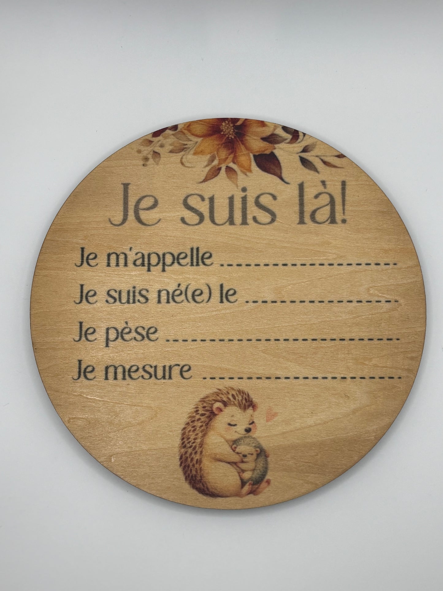 Pastille de naissance. Cliquez pour vois tous les modèles.