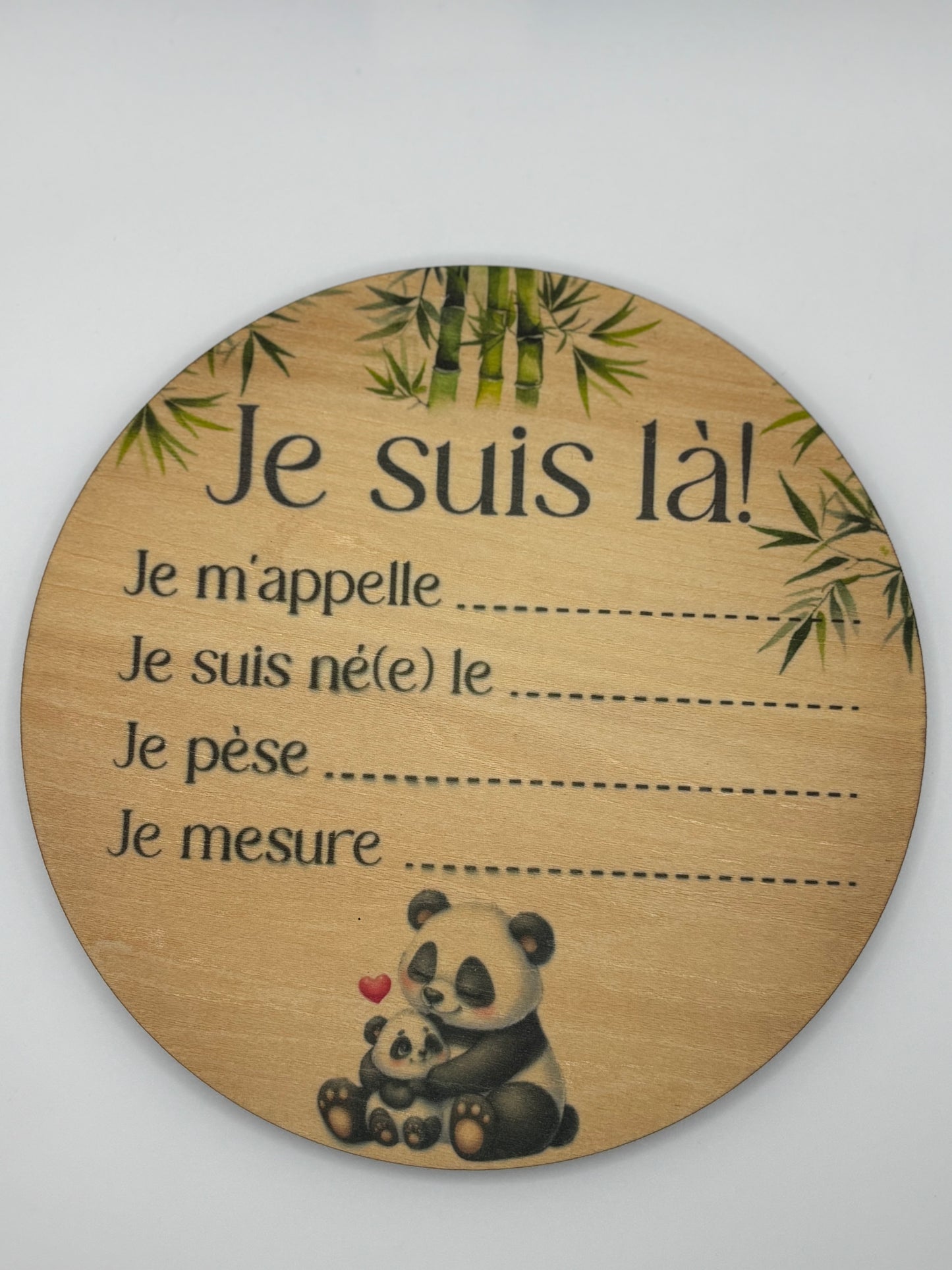 Pastille de naissance. Cliquez pour vois tous les modèles.