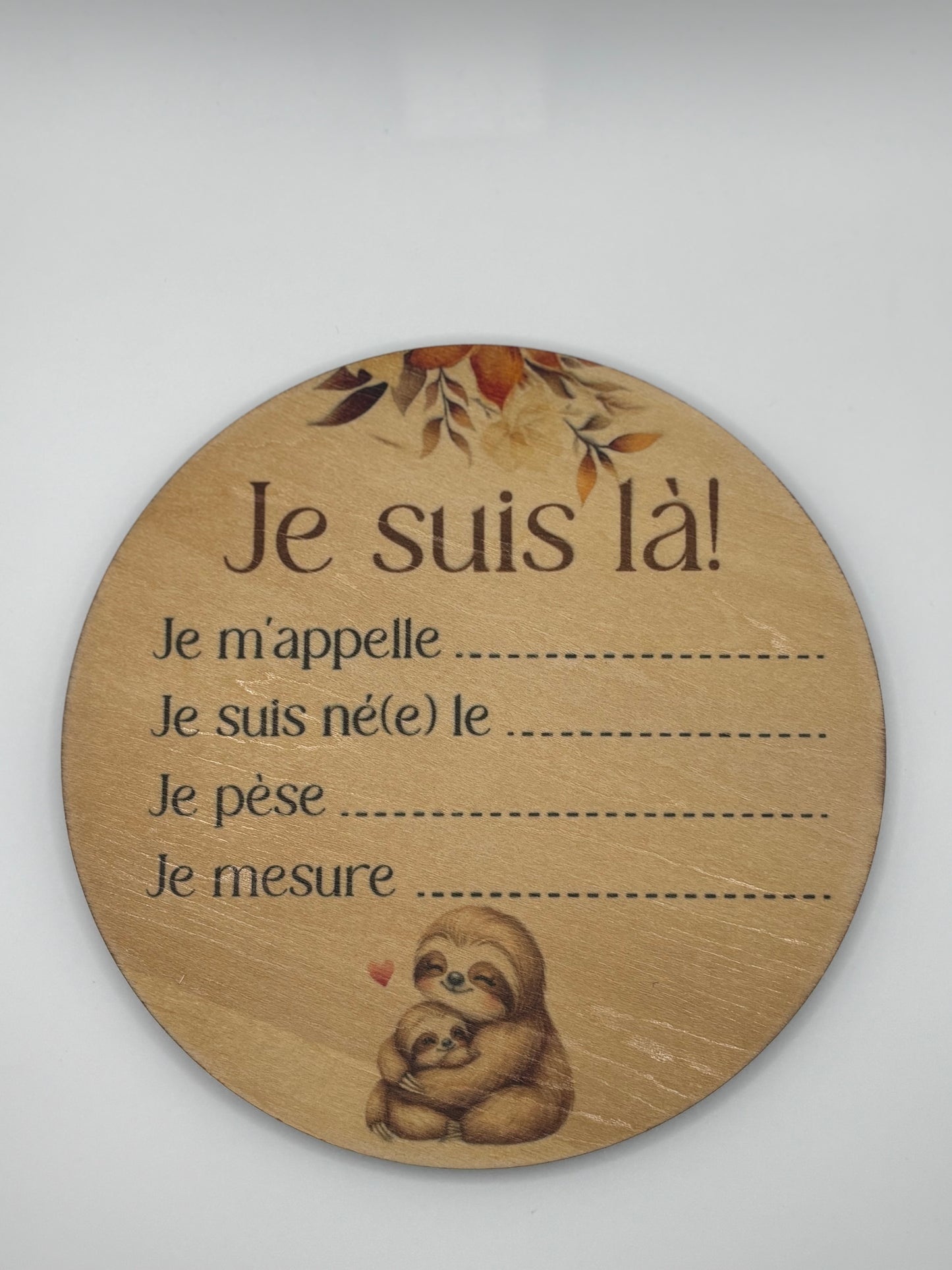 Pastille de naissance. Cliquez pour vois tous les modèles.